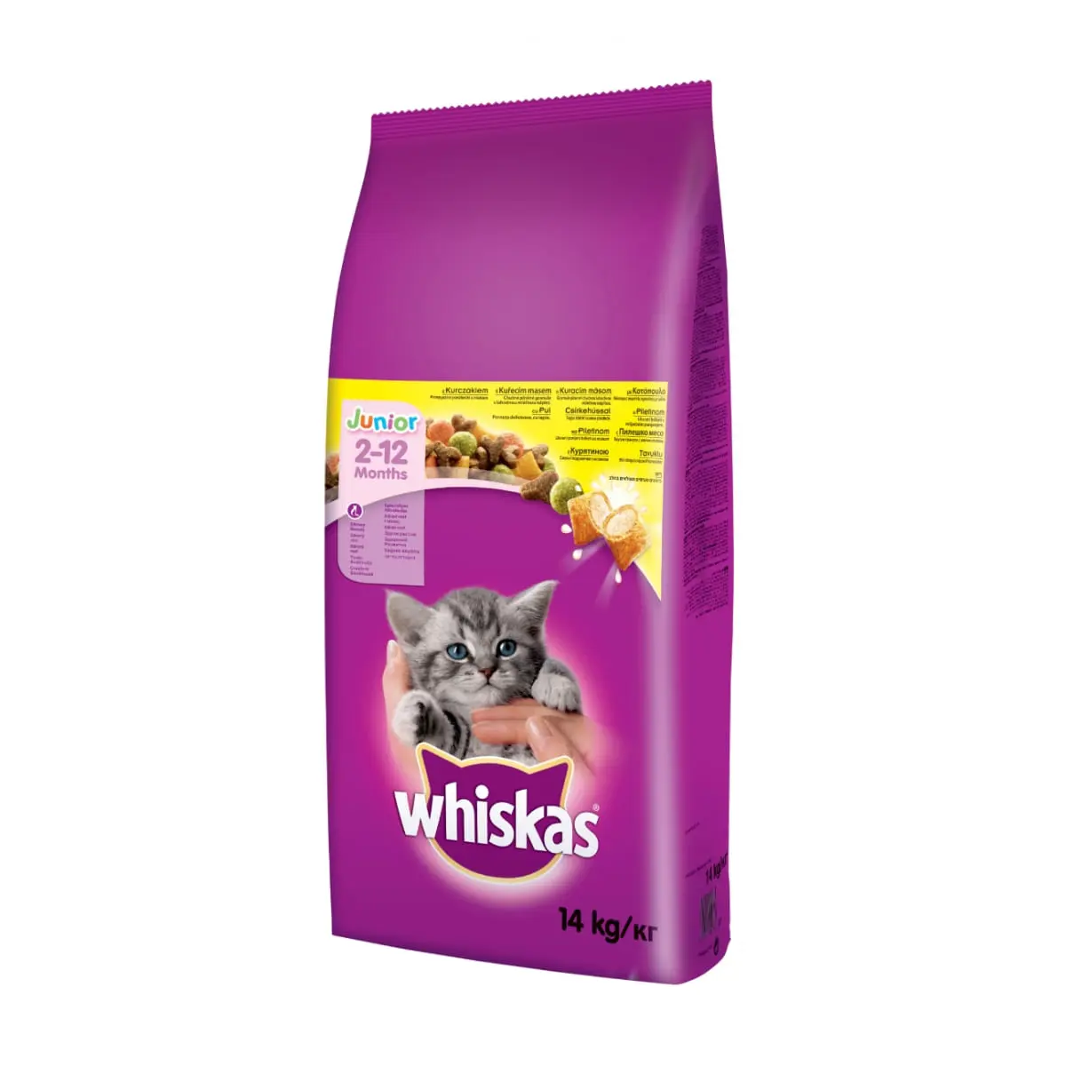 WHISKAS Junior, Pui, hrana uscata pisici junior, 14kg - Image 8