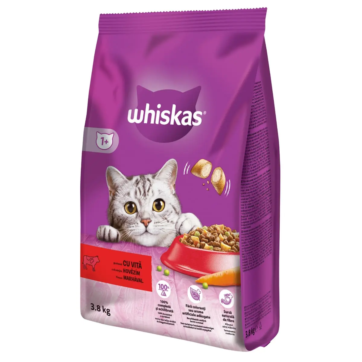 WHISKAS Adult, Vita, hrana uscata pisici, 3.8kg - Image 4