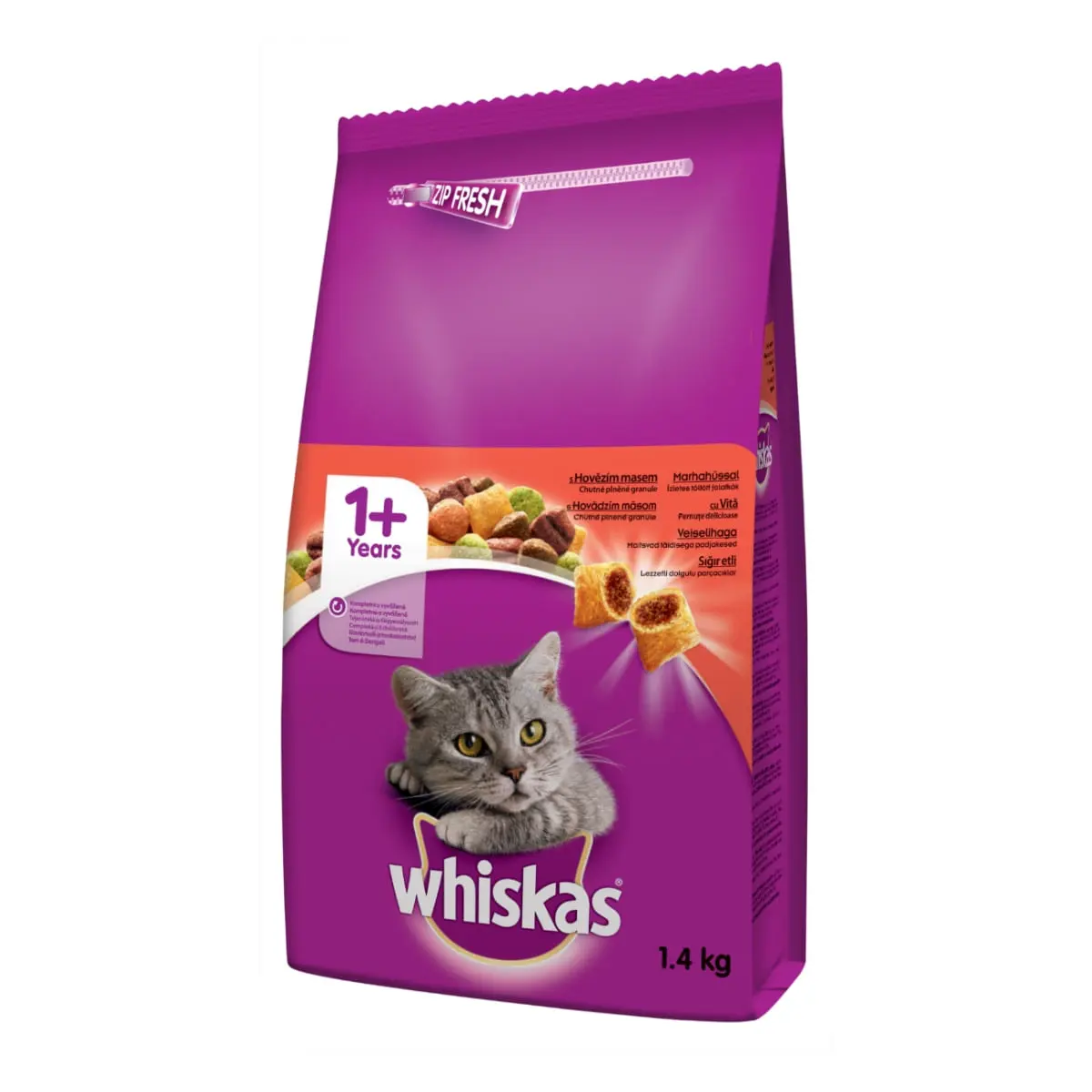 WHISKAS Adult, Vita, hrana uscata pisici, 1.4kg - Image 6
