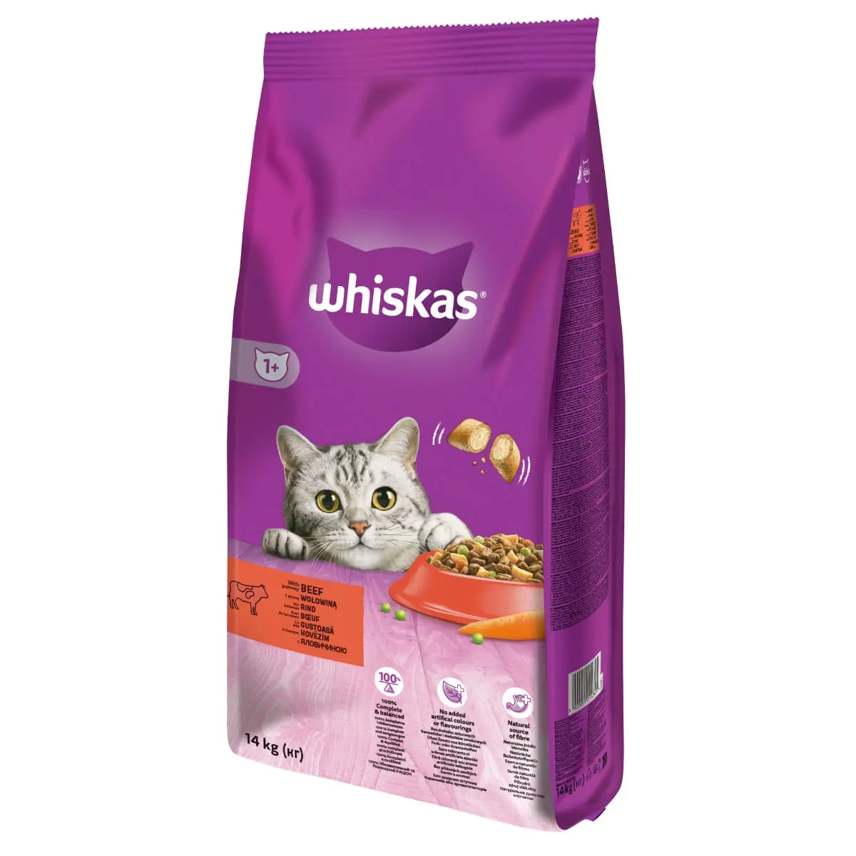 WHISKAS Adult, Vita, hrana uscata pisici, 14kg - Image 13