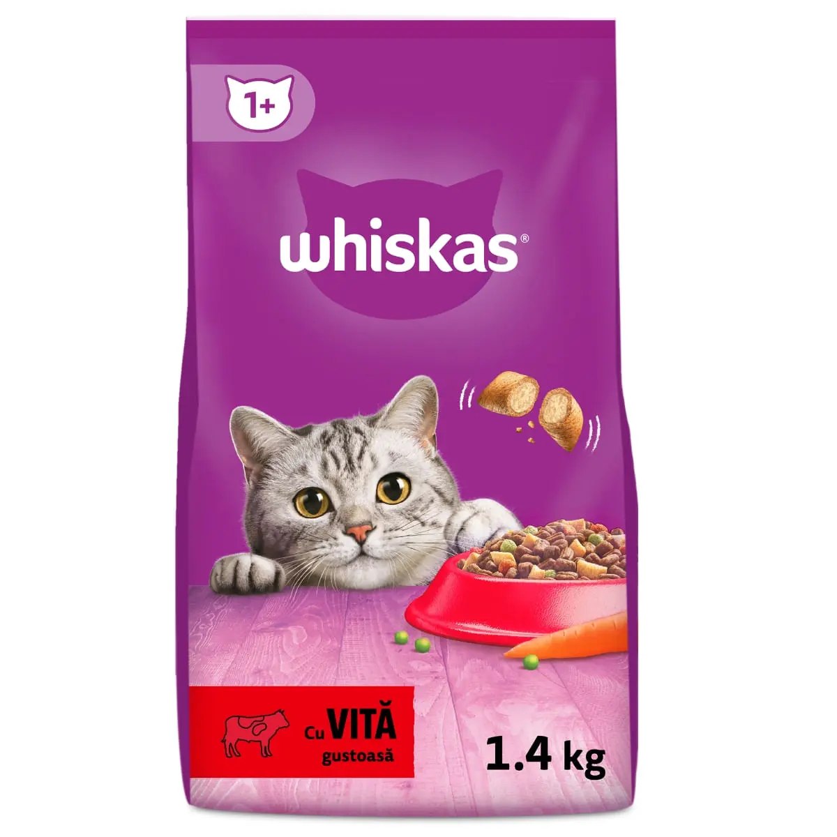 WHISKAS Adult, Vita, hrana uscata pisici, 1.4kg - Image 9