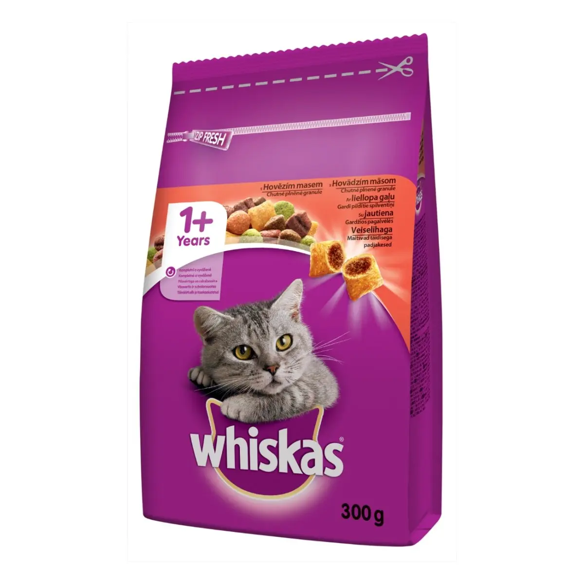 WHISKAS Adult, Vita, hrana uscata pisici, 300g