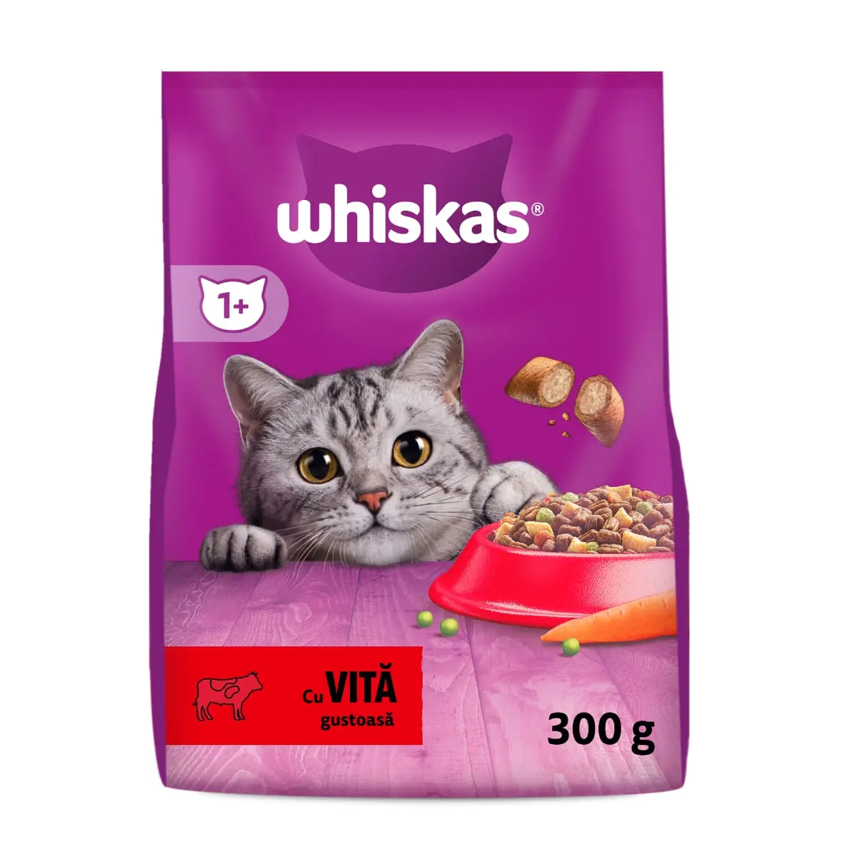 WHISKAS Adult, Vita, hrana uscata pisici, 300g - Image 9