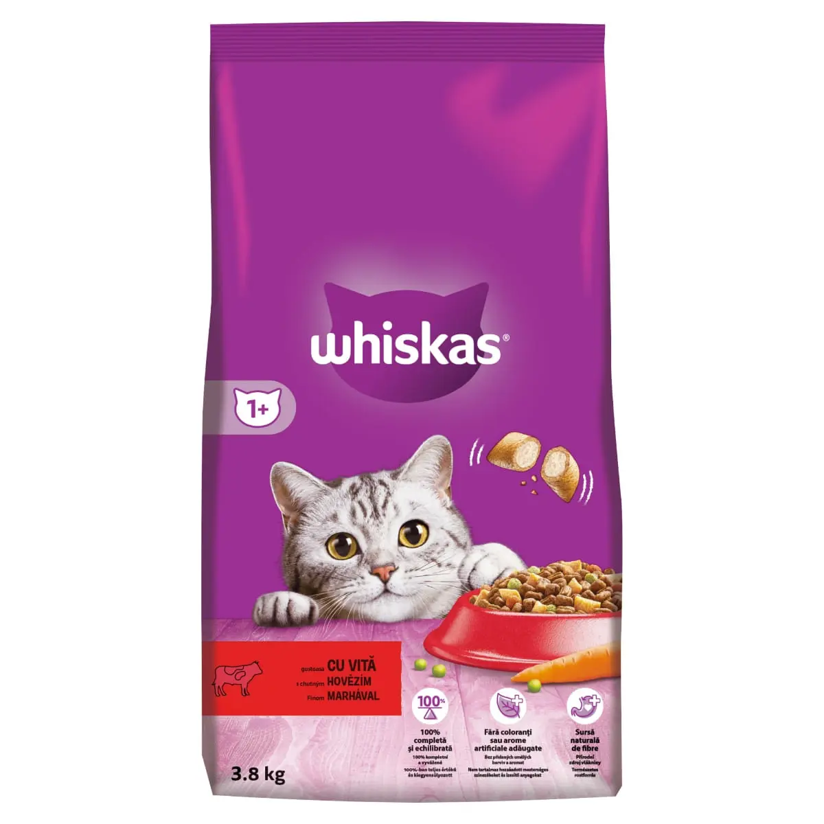 WHISKAS Adult, Vita, hrana uscata pisici, 3.8kg - Image 9