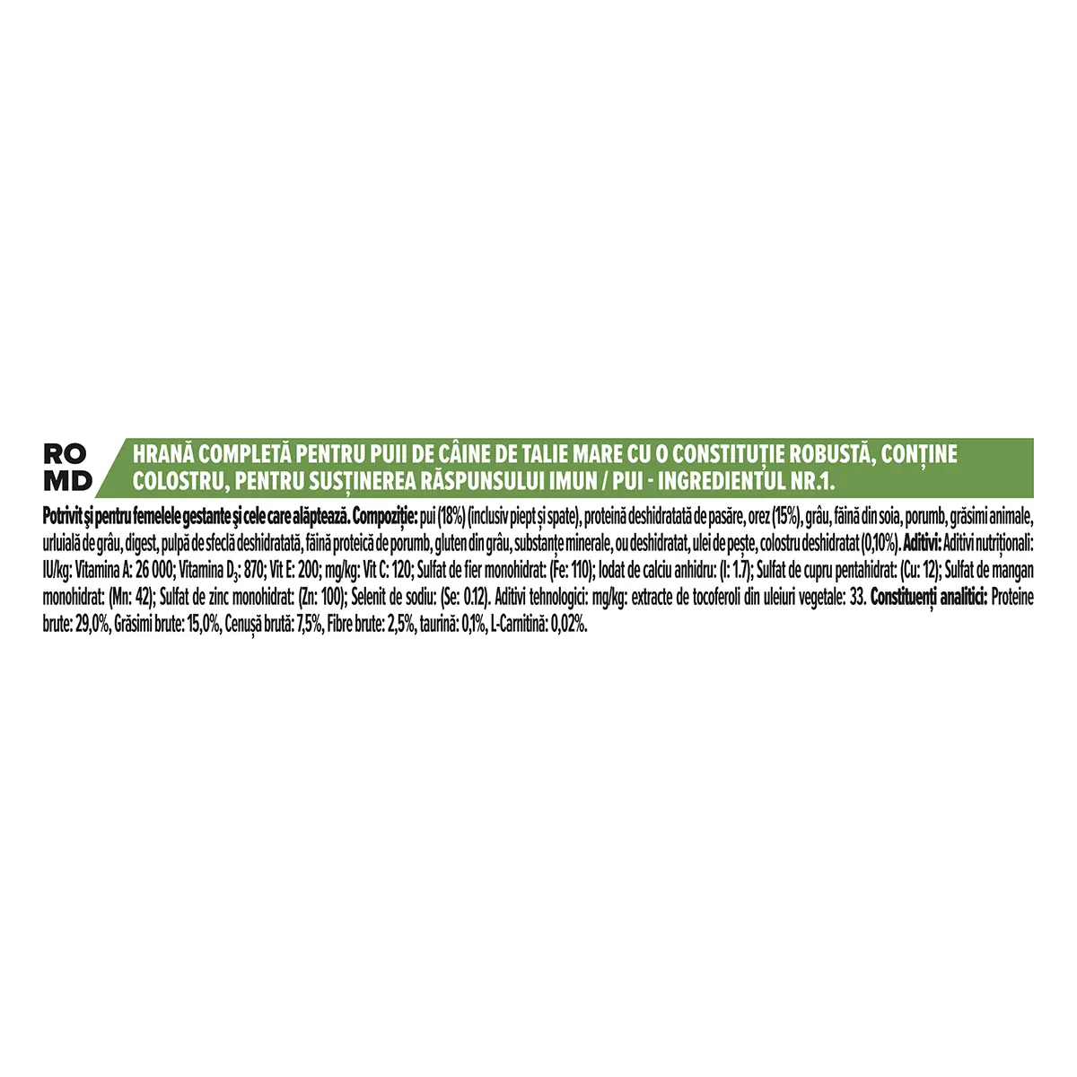 PURINA Pro Plan Robust Puppy L, Pui, hrana uscata caini junior, constitutie robusta, 3kg - Image 3