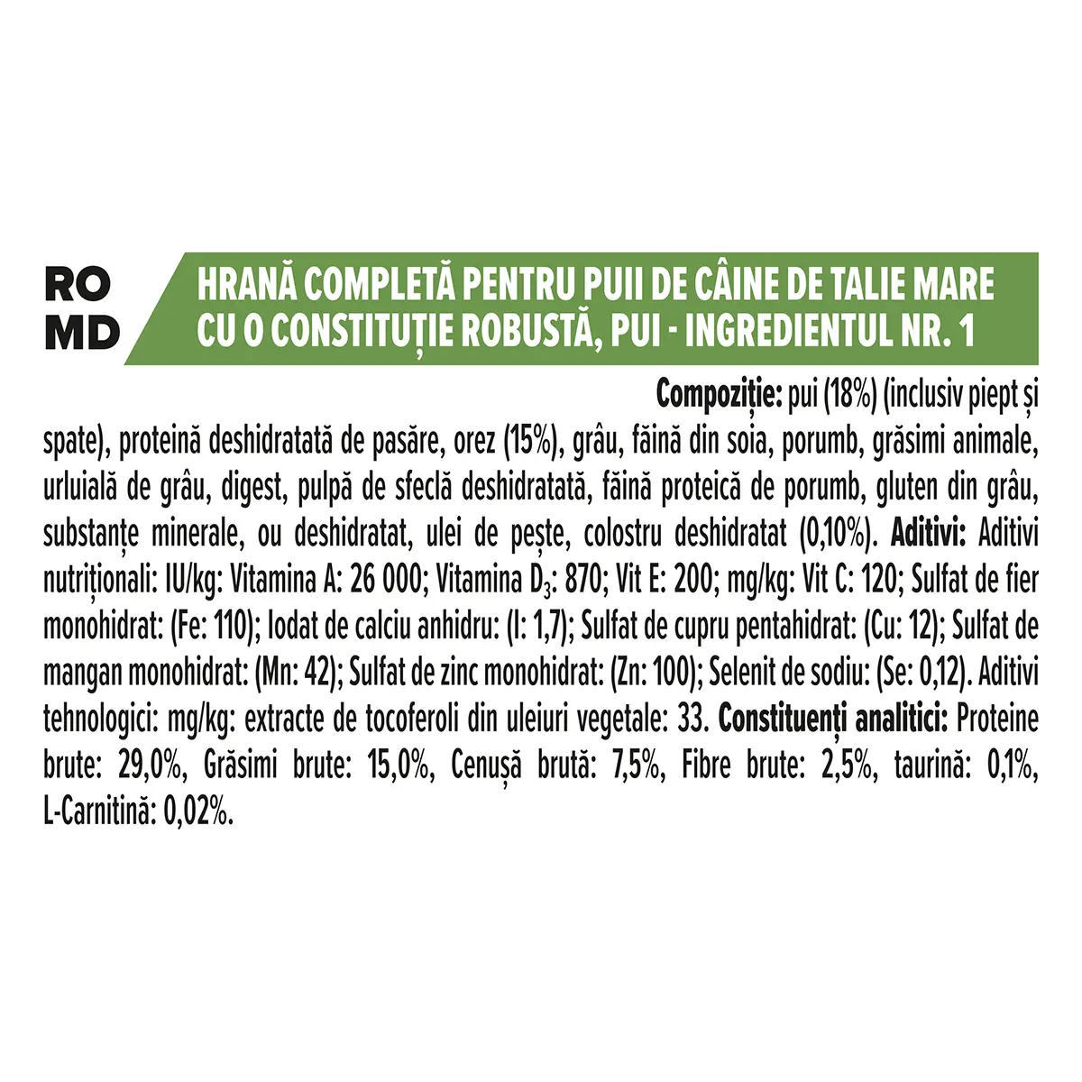 PURINA Pro Plan Robust Puppy L, Pui, hrana uscata caini junior, constitutie robusta, 12kg - Image 4