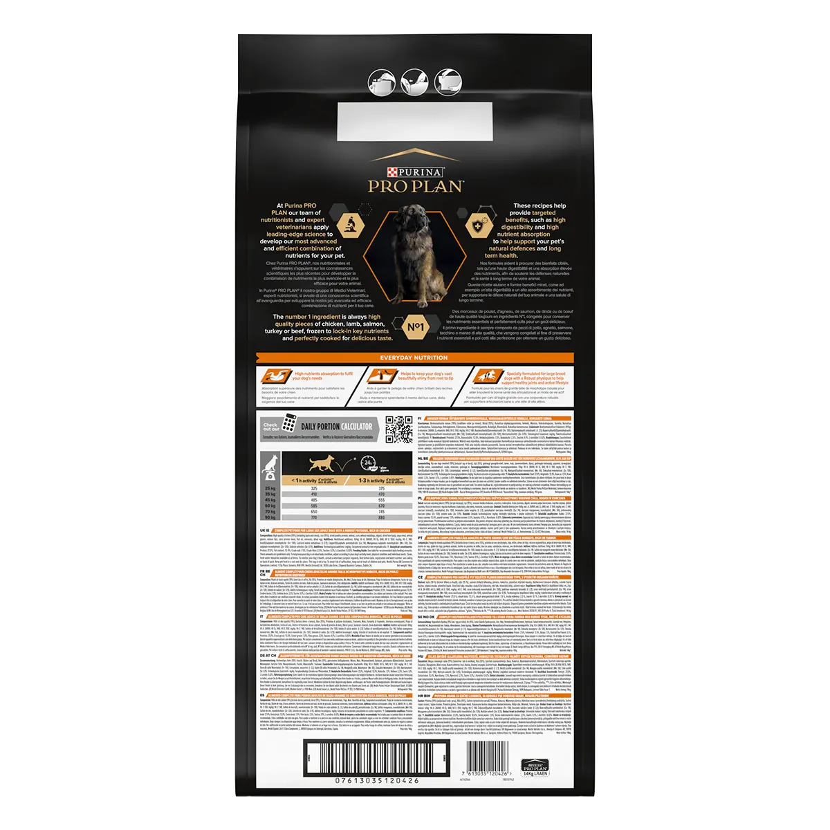 PURINA Pro Plan Robust Adult L, Pui, hrana uscata caini, constitutie robusta, 14kg - Image 2