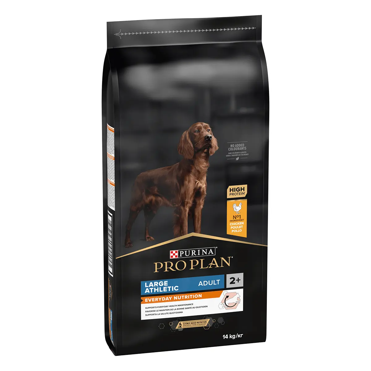 PURINA Pro Plan Athletic Adult L, Pui, hrana uscata caini, constitutie atletica, 14kg