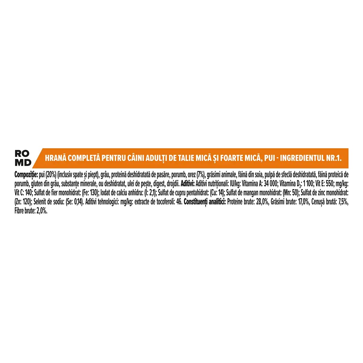 PURINA Pro Plan Adult S, Pui, hrana uscata caini, 3kg - Image 3