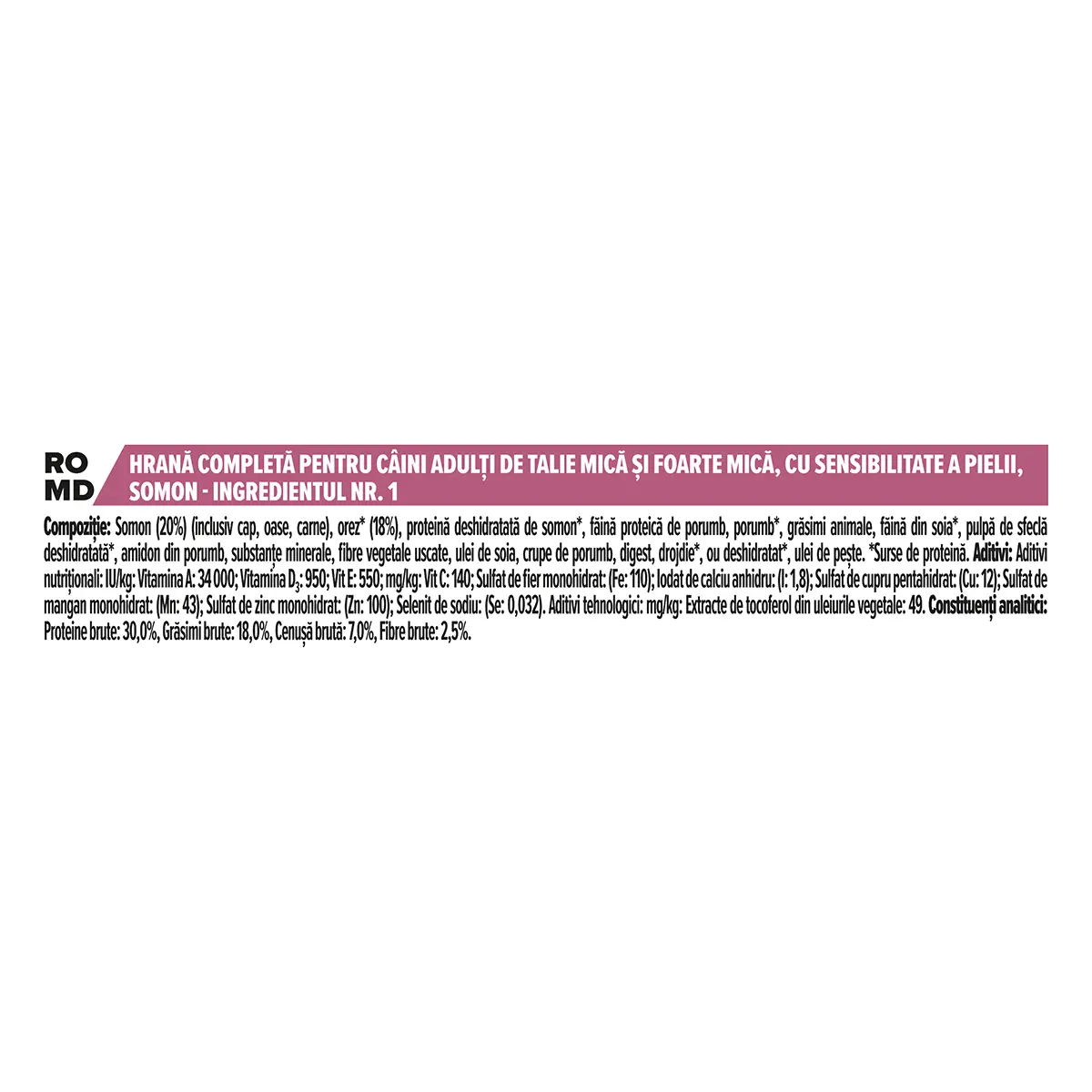 PURINA Pro Plan Sensitive Skin Adult S, Somon, hrana uscata caini, piele si blana, 3kg - Image 3