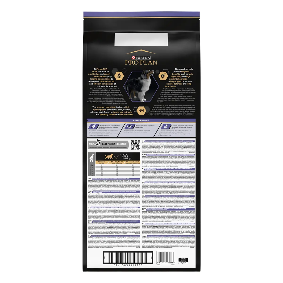 PURINA Pro Plan Performance Adult S-XL, Pui, hrana uscata caini, activitate intensa, 14kg - Image 6