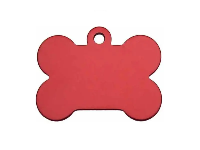 Medalion Imarc Aluminiu Os, Rosu, Masura S - Gravare Gratuita - Image 2