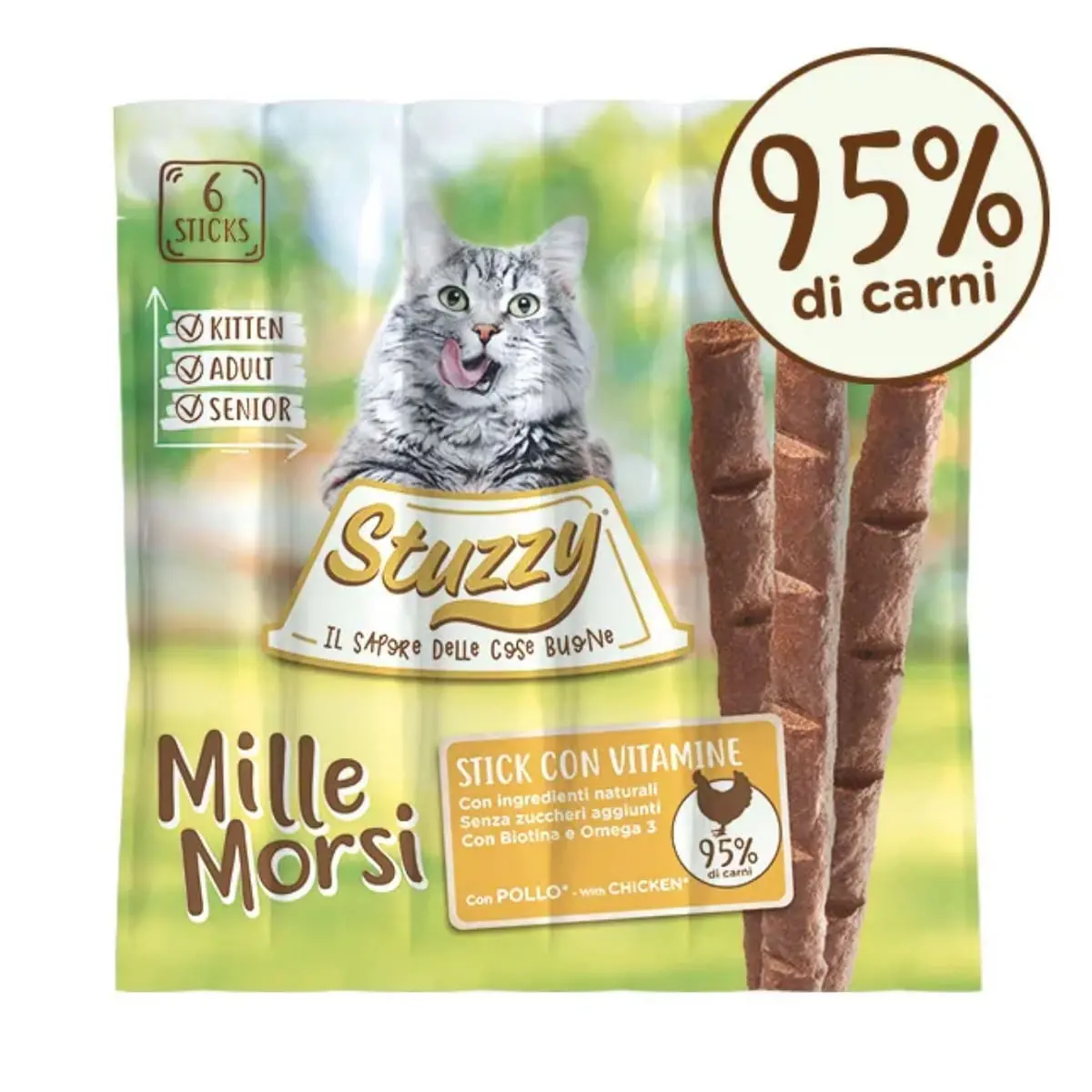 STUZZY Millemorsi, Pui, punguta recompense pisici, 30g - Image 2