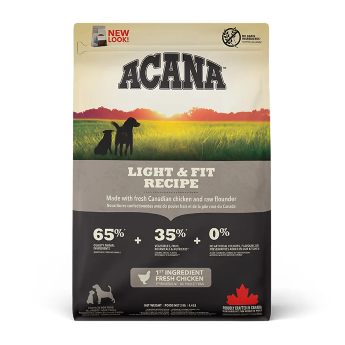 ACANA Dog Light & Fit, hrana uscata fara cereale caini, metabolism ACANA Heritage Light & Fit, hrana uscata fara cereale caini, managemetul greutatii, 2kg - Image 3