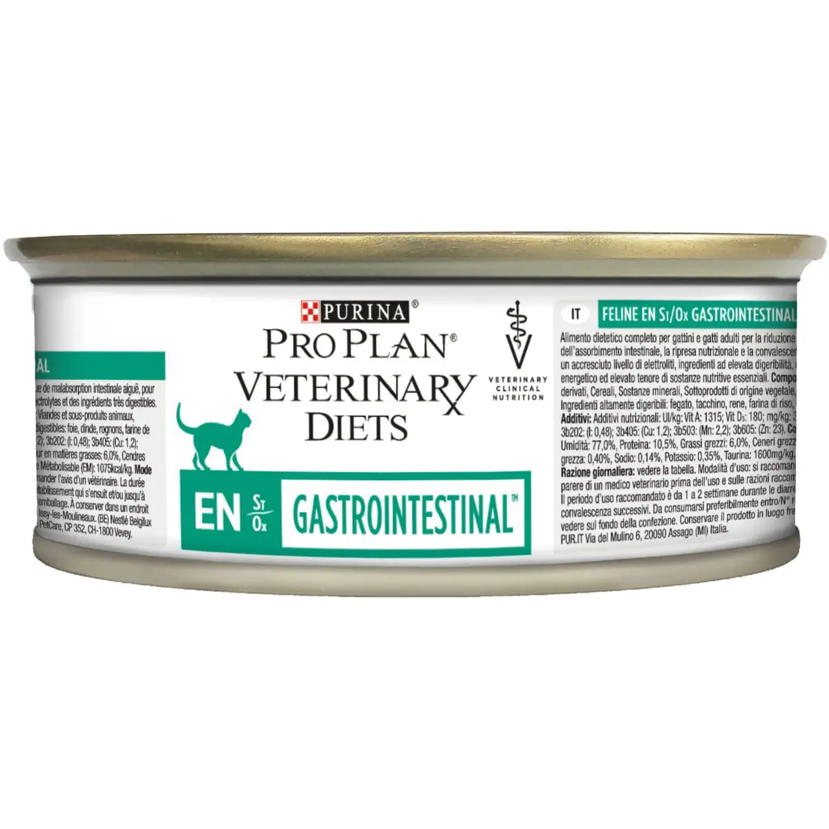 PURINA Pro Plan Veterinary Diets Gastrointestinal Mousse, dieta veterinara pisici, conserva hrana umeda, afectiuni digestive, 195g - Image 4
