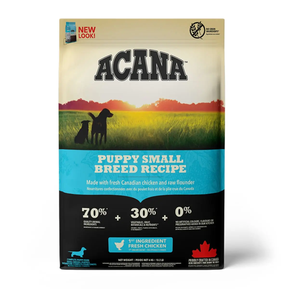 ACANA Dog Puppy Small Breed, hrana uscata fara cereale caini junior ACANA Heritage Puppy Small Breed, hrana uscata fara cereale caini junior, 6kg