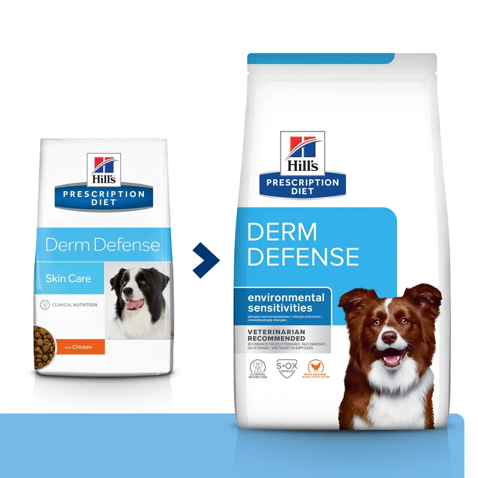 HILL'S Prescription Diet Derm Defense, Pui, dieta veterinara caini, hrana uscata, afectiuni dermatologice HILL'S Prescription Diet Derm Defense, Pui, dieta veterinara caini, hrana uscata, piele & blana, 12kg - Image 3