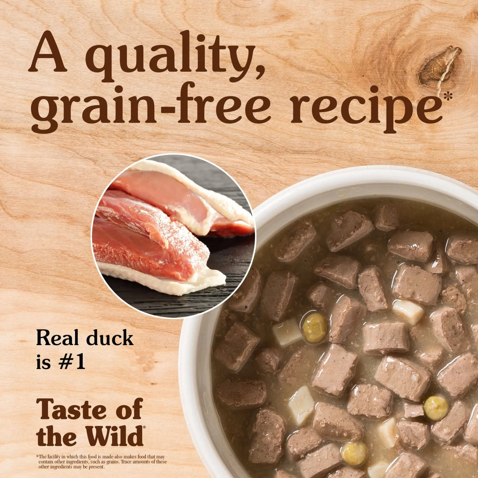 TASTE OF THE WILD Wetlands, Rata, conserva hrana umeda fara cereale caini, (in sos), 390g - Image 2