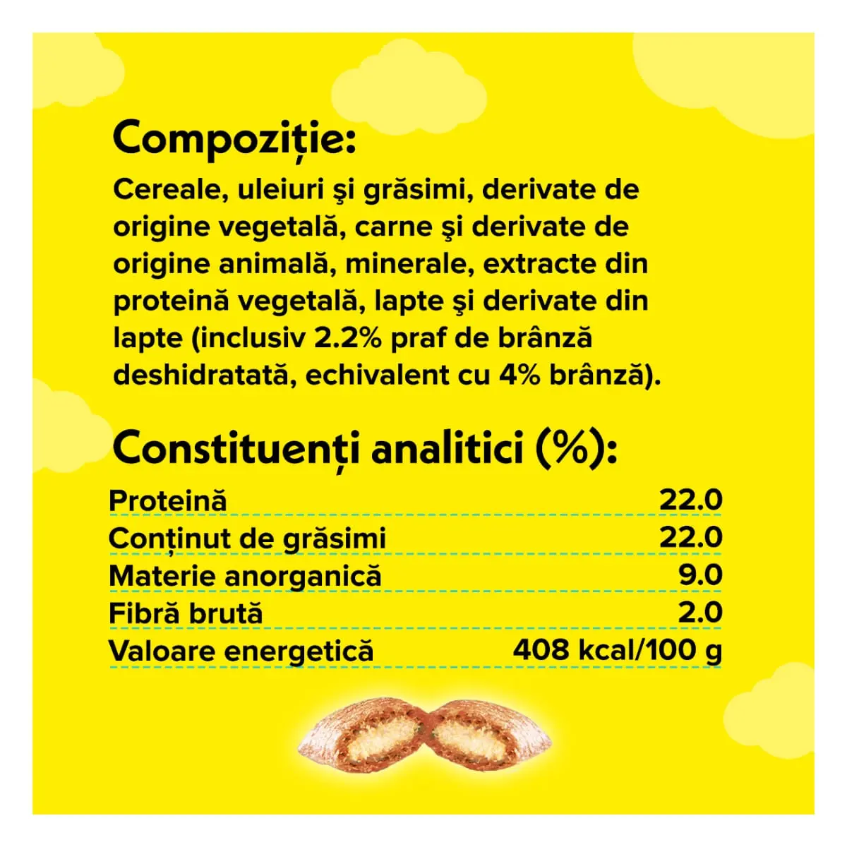 DREAMIES, Branza, punguta recompense pisici, 60g - Image 4