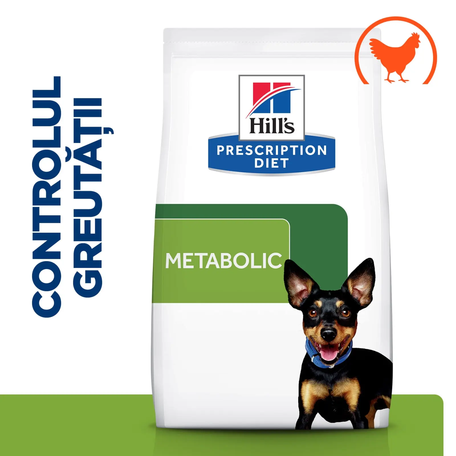 HILL'S Prescription Diet Metabolic Mini, dieta veterinara caini, hrana uscata, afectiuni metabolice (obezitate) HILL'S Prescription Diet Metabolic Mini, dieta veterinara caini, hrana uscata, metabolism (obezitate si diabet), 3kg - Image 2