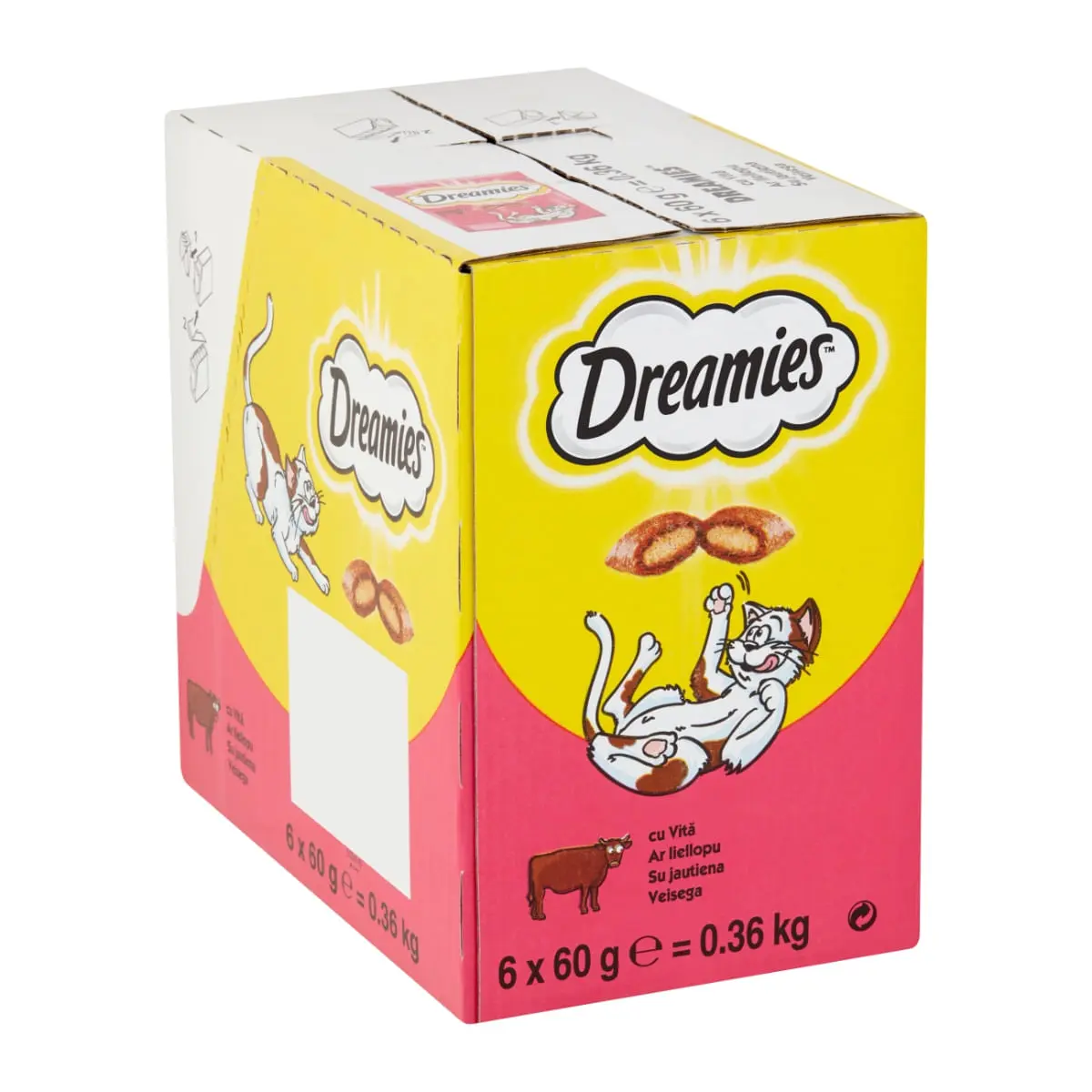 DREAMIES, Vita, punguta recompense pisici, 60g - Image 5