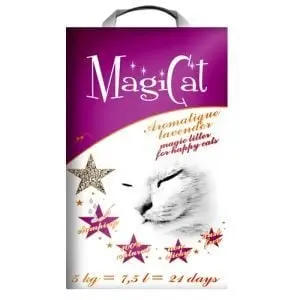 MAGICAT, Lavanda, asternut igienic pisici, granule, bentonita, aglomerant, neutralizare mirosuri, 5kg - Image 2
