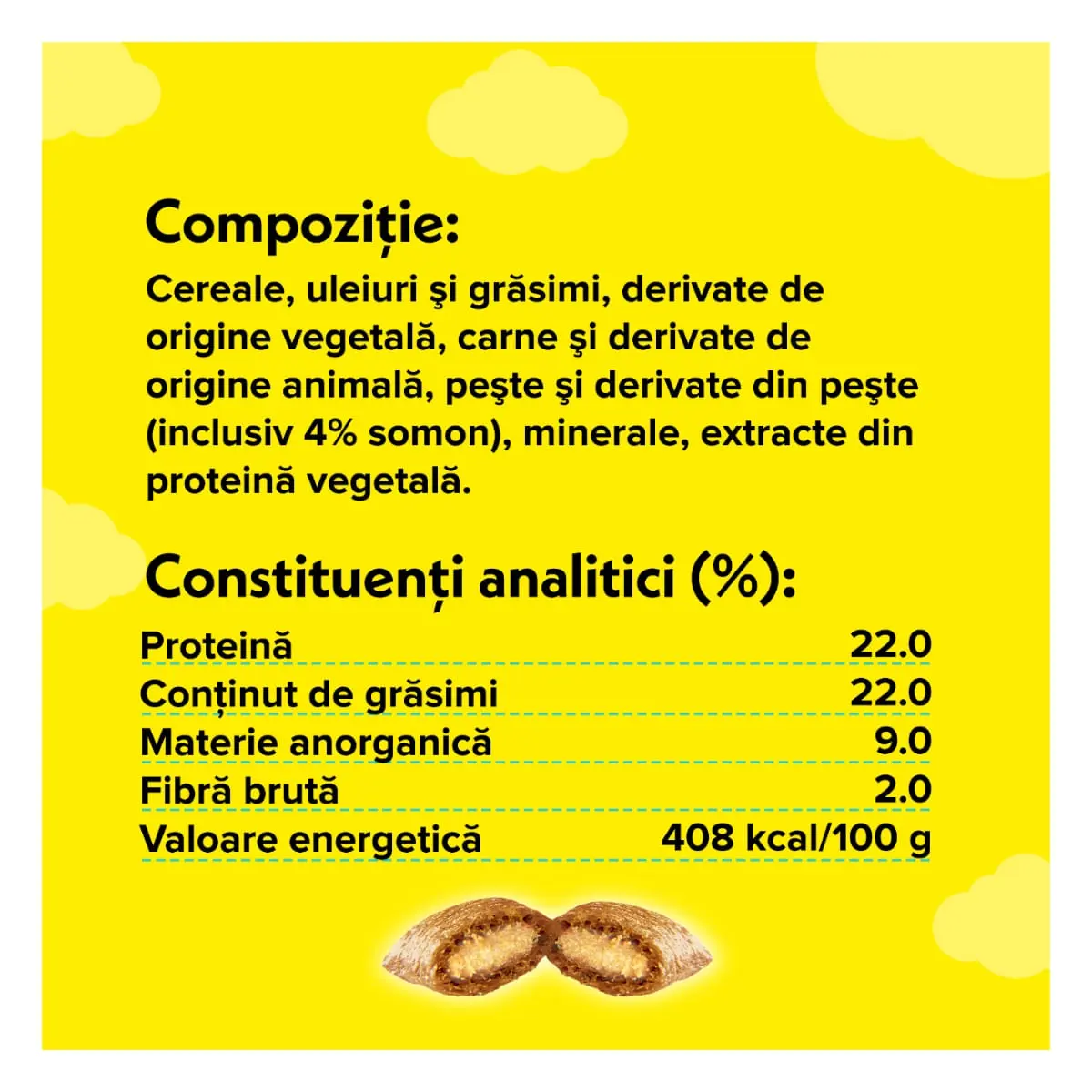 DREAMIES, Somon, punguta recompense pisici, 60g - Image 6