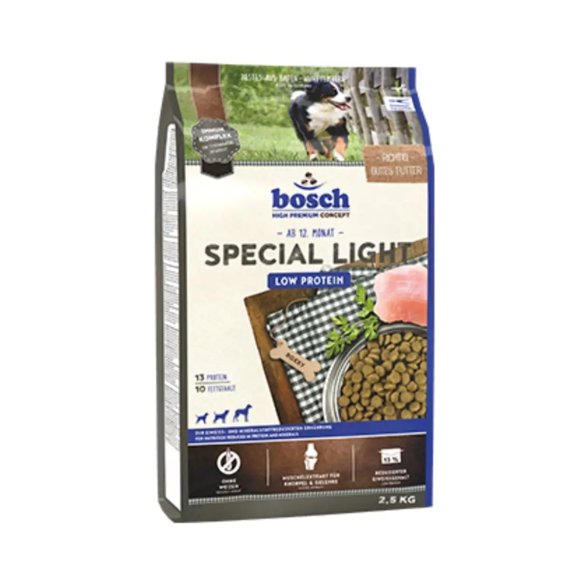 BOSCH Special Light, Pui, hrana uscata caini, managemetul greutatii, 12.5kg