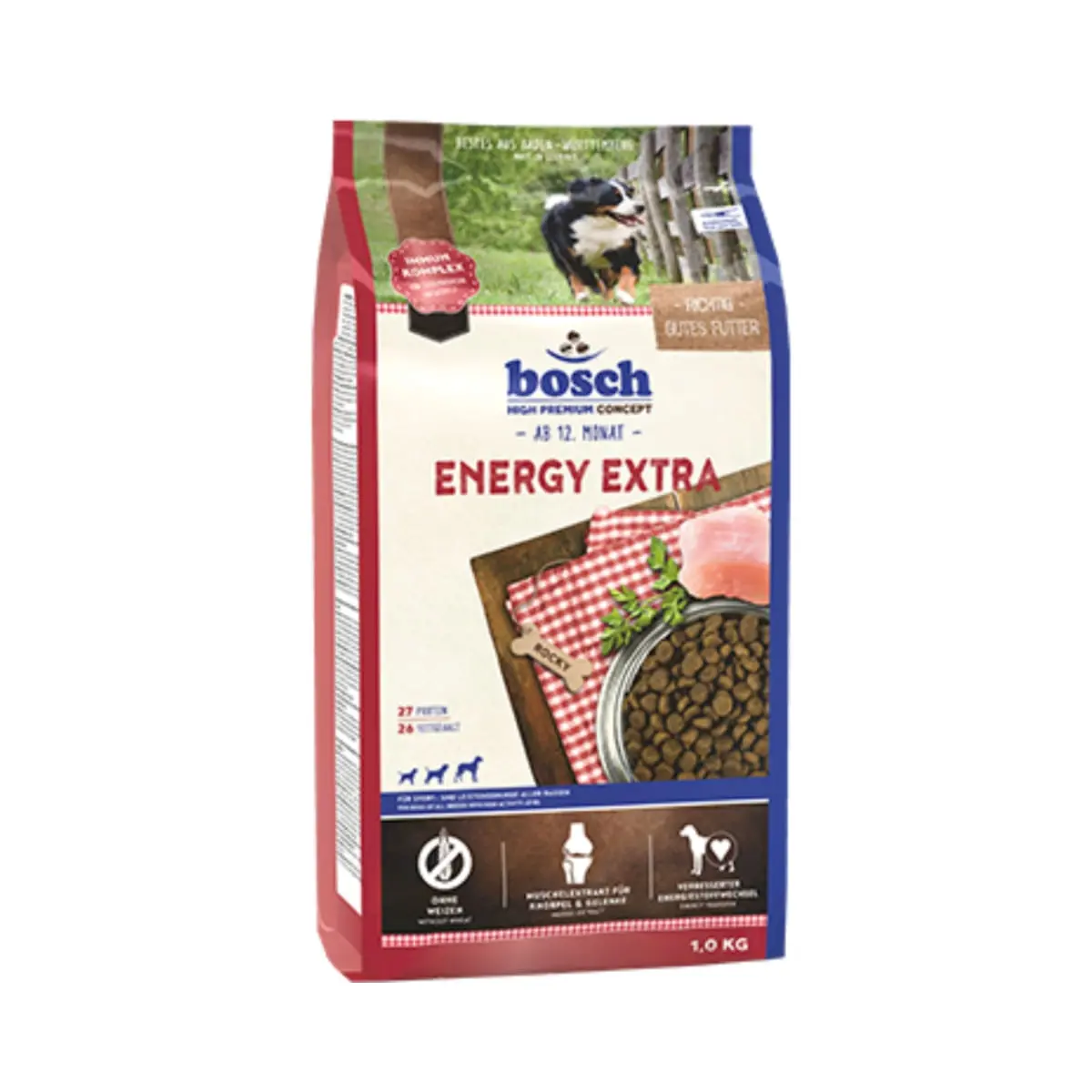 BOSCH Energy Extra, Pui, hrana uscata caini activi, 15kg