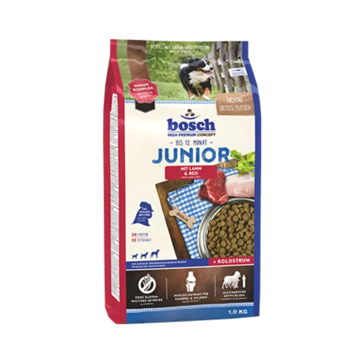 BOSCH Junior, cu Miel si Orez, hrana uscata caini junior BOSCH Junior,  cu Miel si Orez, hrana uscata caini junior, 15kg