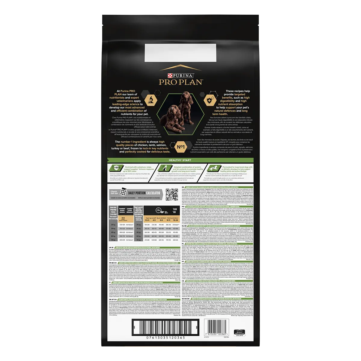 PURINA Pro Plan Athletic Puppy L, Pui, hrana uscata caini junior, constitutie atletica, 12kg - Image 3
