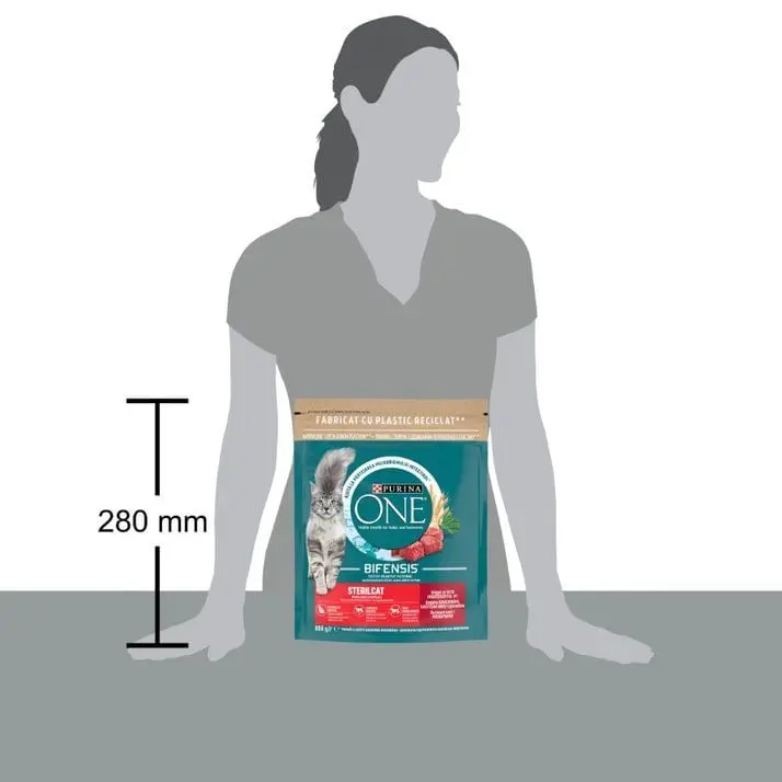 PURINA One Sterilcat, Vita cu Grau, hrana uscata pisici sterilizate, 800g - Image 2