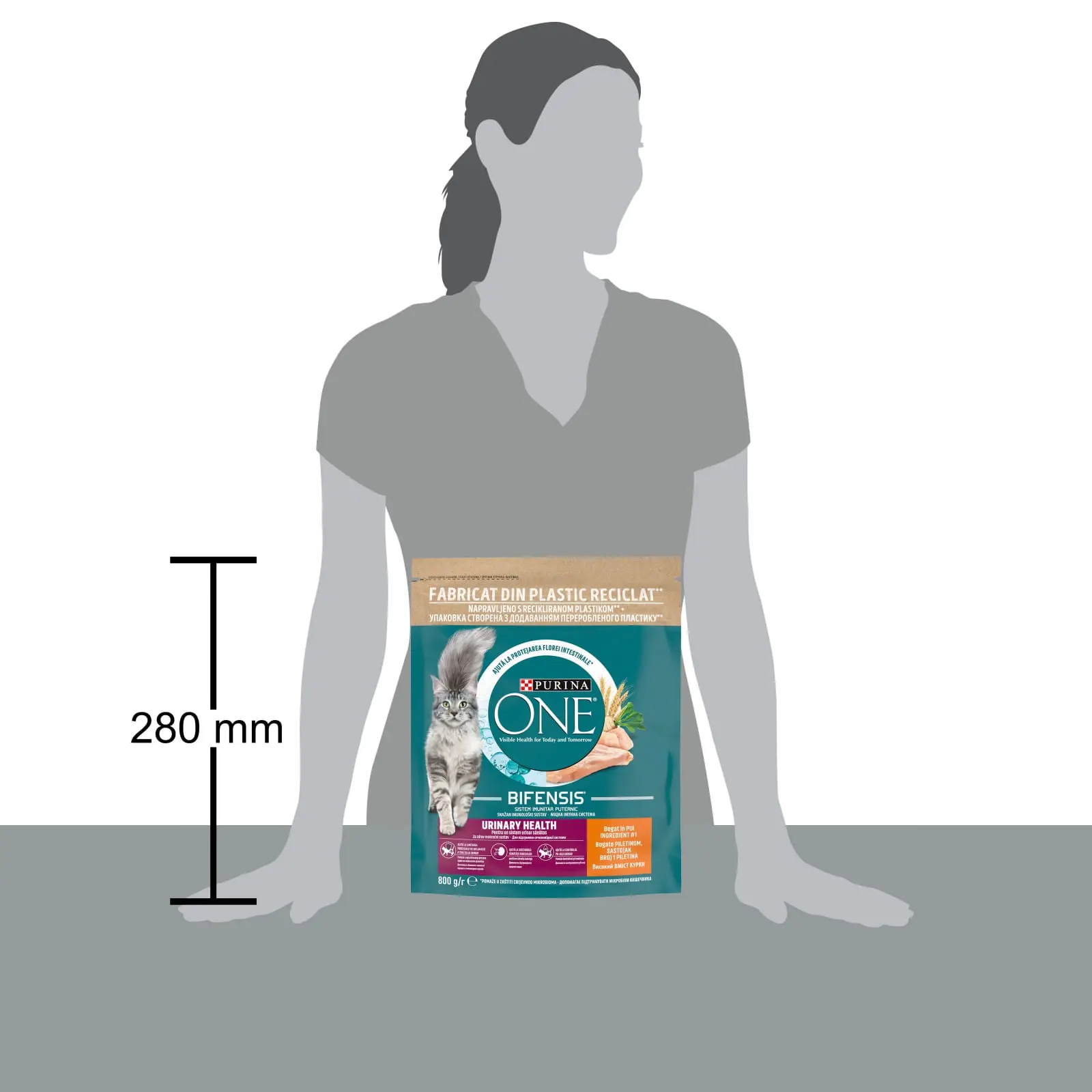 PURINA One Urinary Care, Pui, hrana uscata pisici, sensibilitati urinare, 800g - Image 3