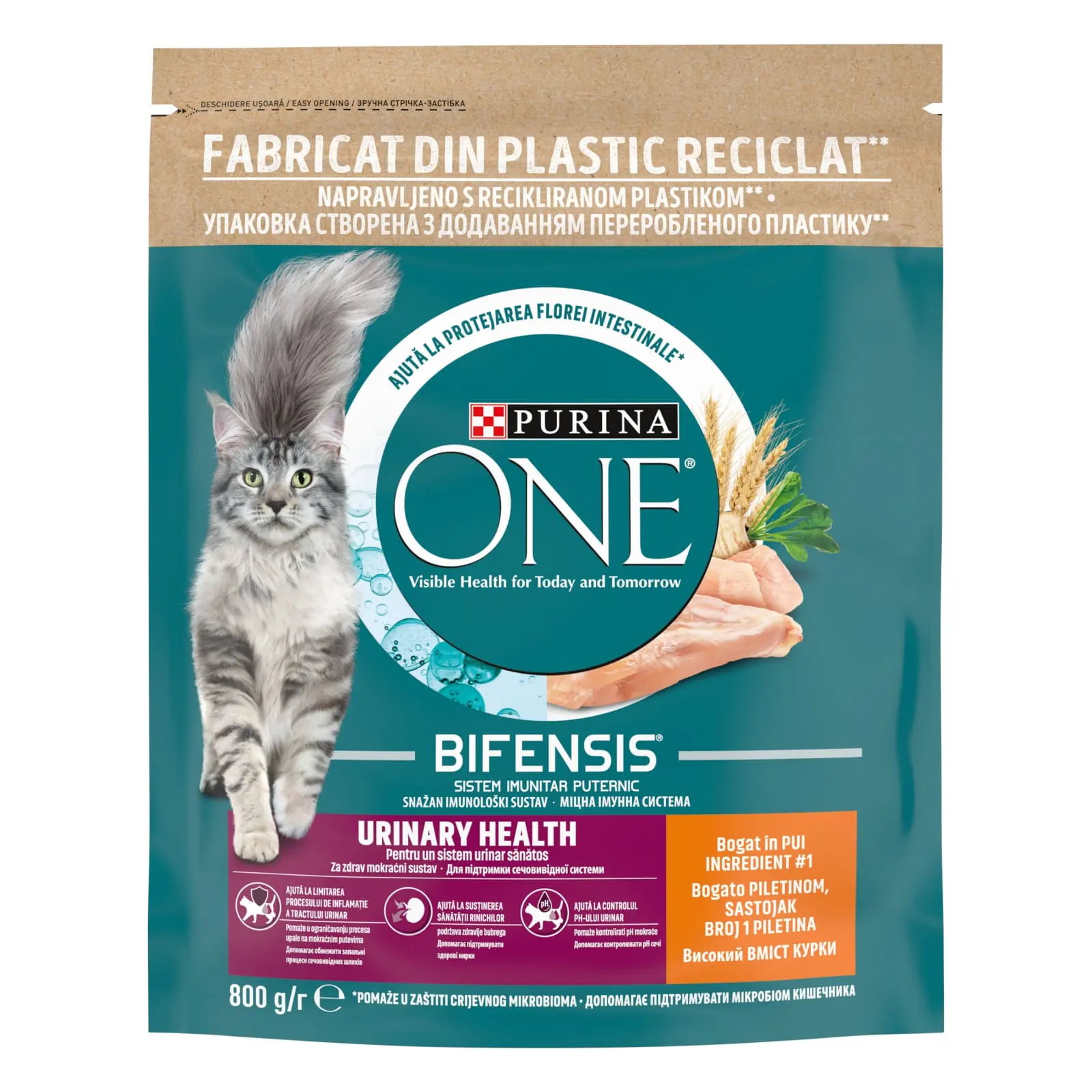 PURINA One Urinary Care, Pui, hrana uscata pisici, sensibilitati urinare, 800g - Image 5