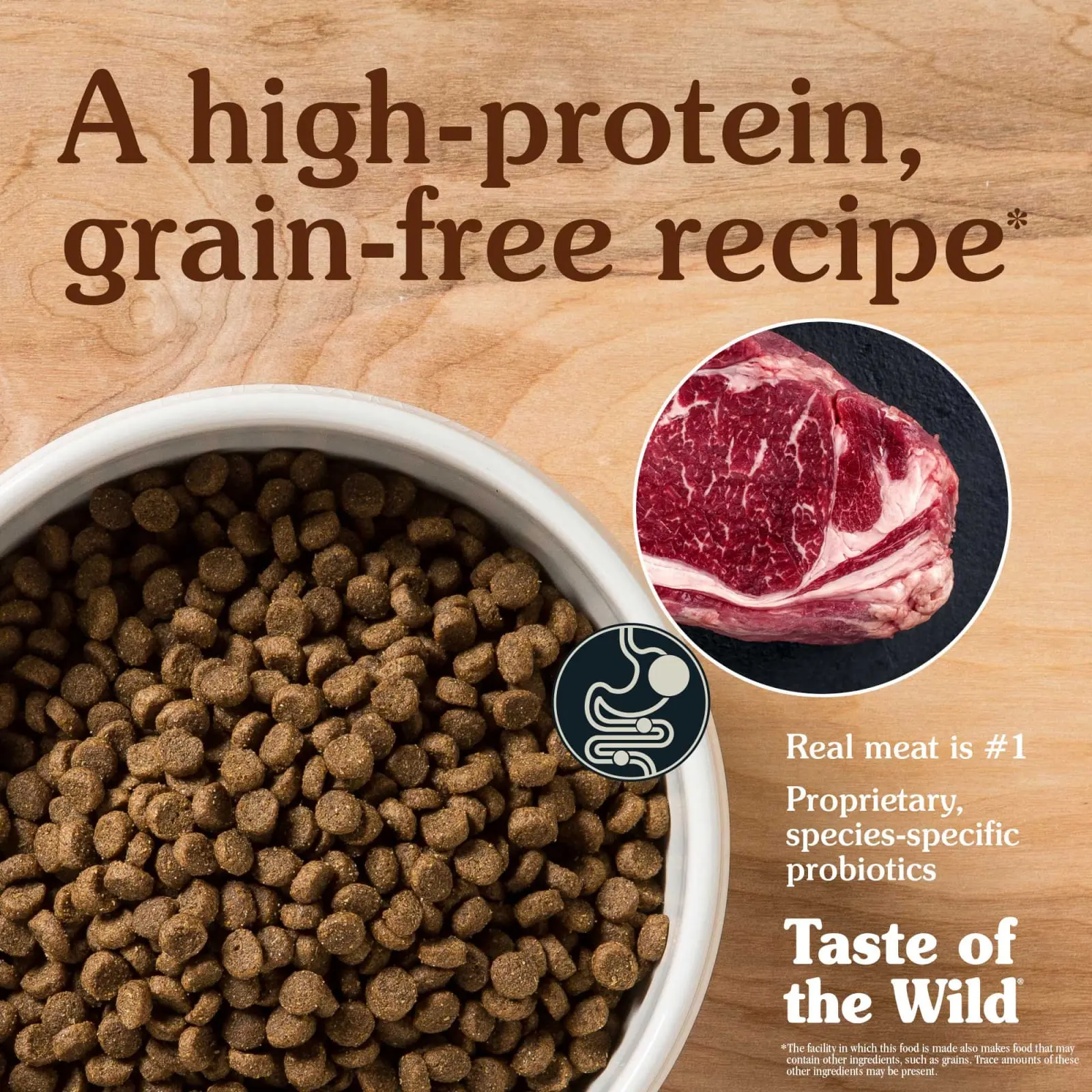TASTE OF THE WILD High Prairie Puppy, Bizon si Vanat, hrana uscata fara cereale caini junior, 12.2kg - Image 5
