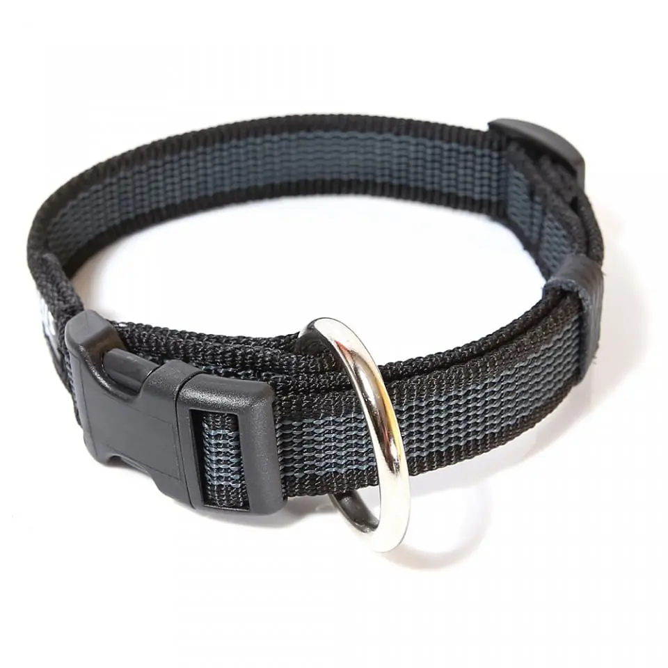 Zgarda IDC Julius K9, Din Nylon, 20 mm, Neagra - Image 4