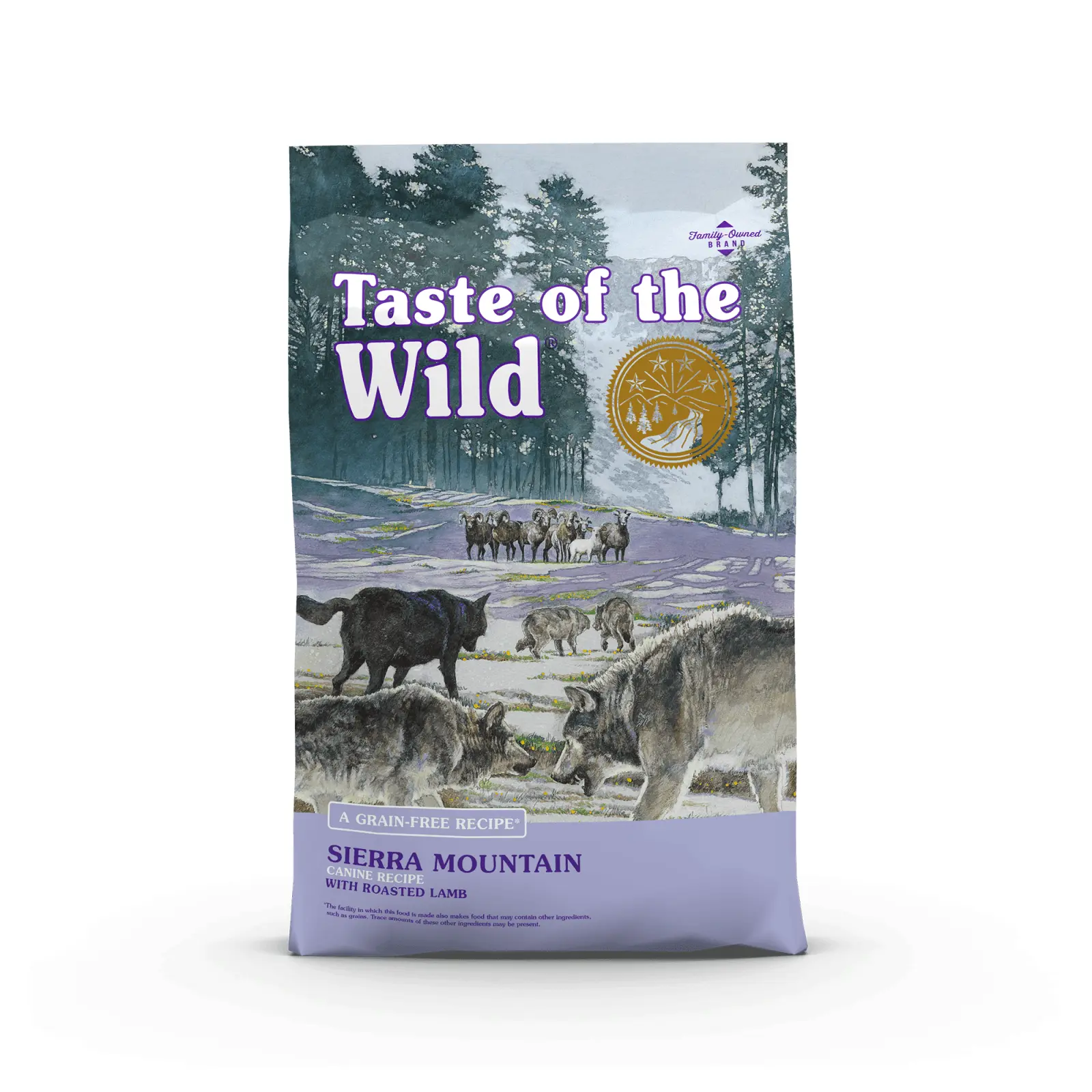 TASTE OF THE WILD Sierra Mountain, Miel, hrana uscata fara cereale caini, 2kg