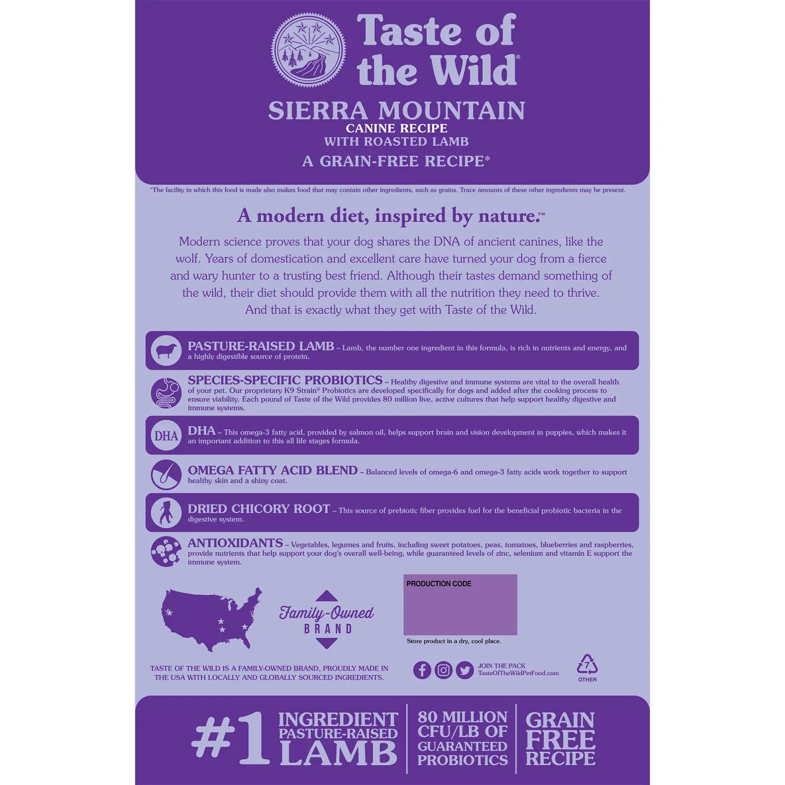 TASTE OF THE WILD Sierra Mountain, Miel, hrana uscata fara cereale caini, 12.2kg - Image 4