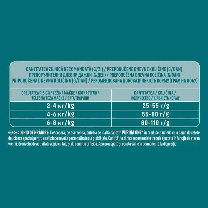 PURINA One Indoor, Curcan cu Cereale Integrale, hrana uscata pisici, 800g - Image 3