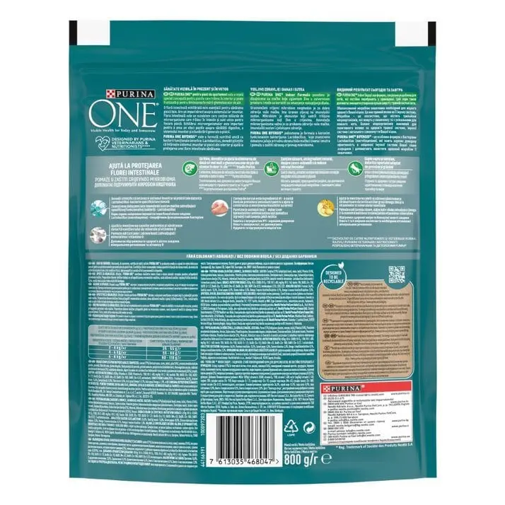 PURINA One Indoor, Curcan cu Cereale Integrale, hrana uscata pisici, 800g - Image 5