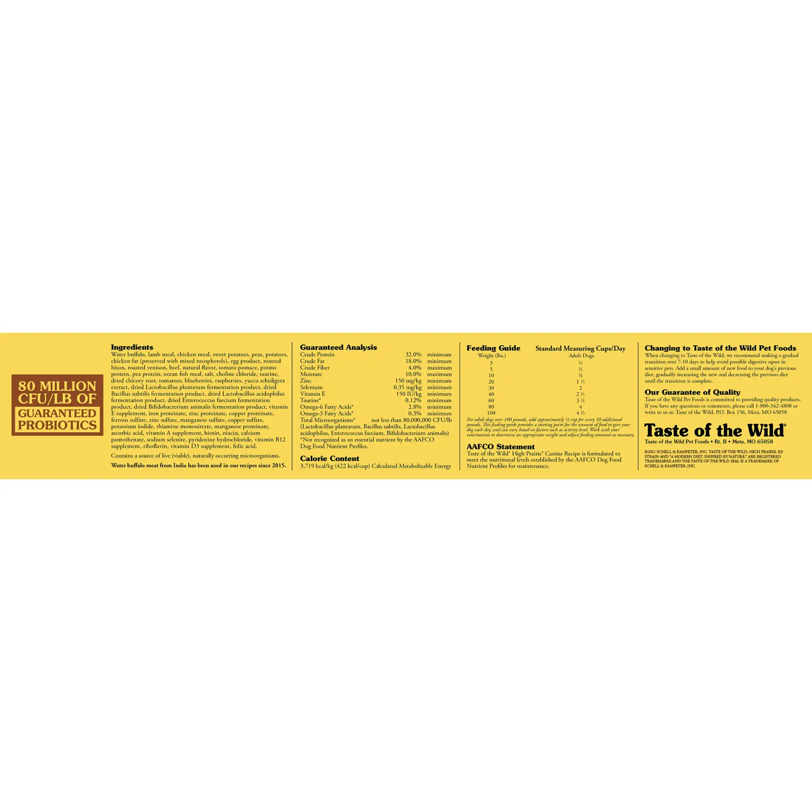 TASTE OF THE WILD High Prairie, Bizon si Vanat, hrana uscata fara cereale caini, 2kg - Image 2
