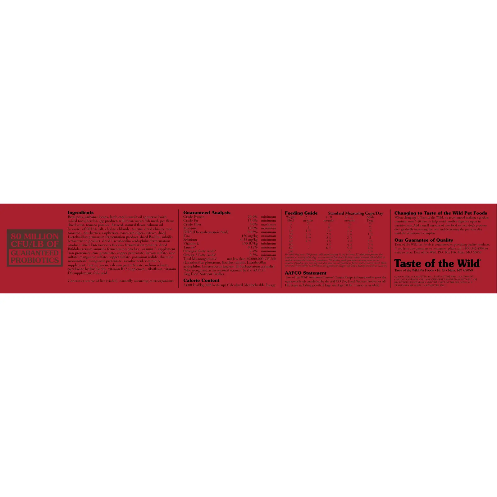 TASTE OF THE WILD Southwest Canyon, Mistret, hrana uscata fara cereale caini, 12.2kg - Image 3
