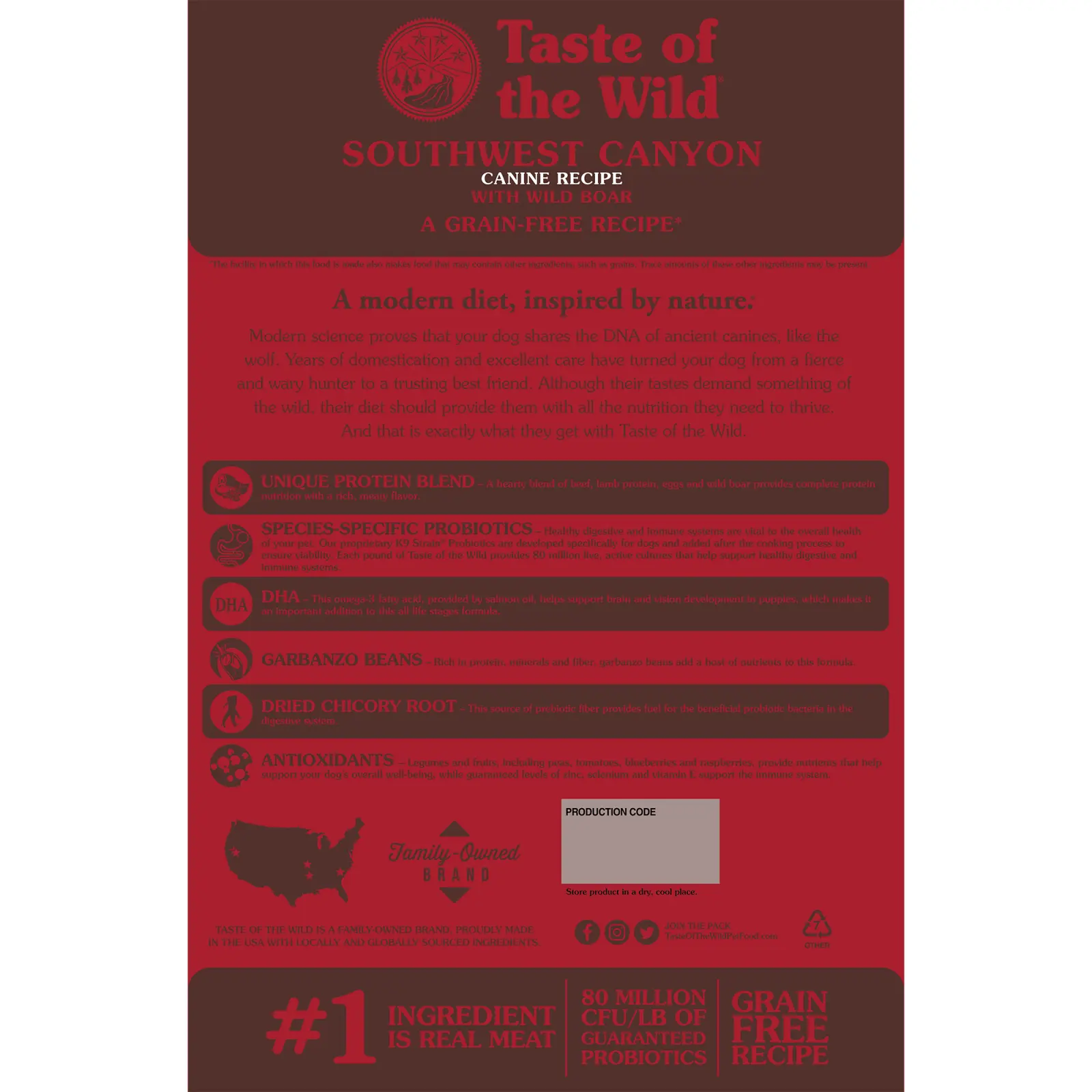 TASTE OF THE WILD Southwest Canyon, Mistret, hrana uscata fara cereale caini, 12.2kg - Image 4