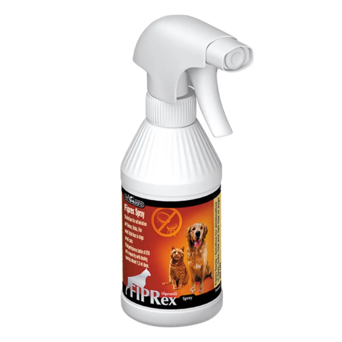 FIPREX, deparazitare externa caini si pisici, spray repelent, XS-XL, 250ml - Image 2
