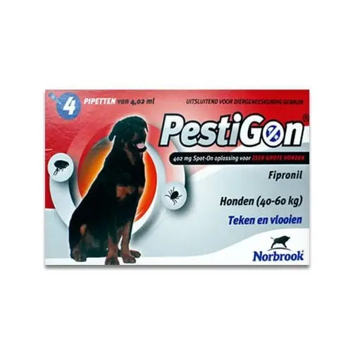 Pestigon Dog XL, 40-60 kg, 4 pipete - Image 2