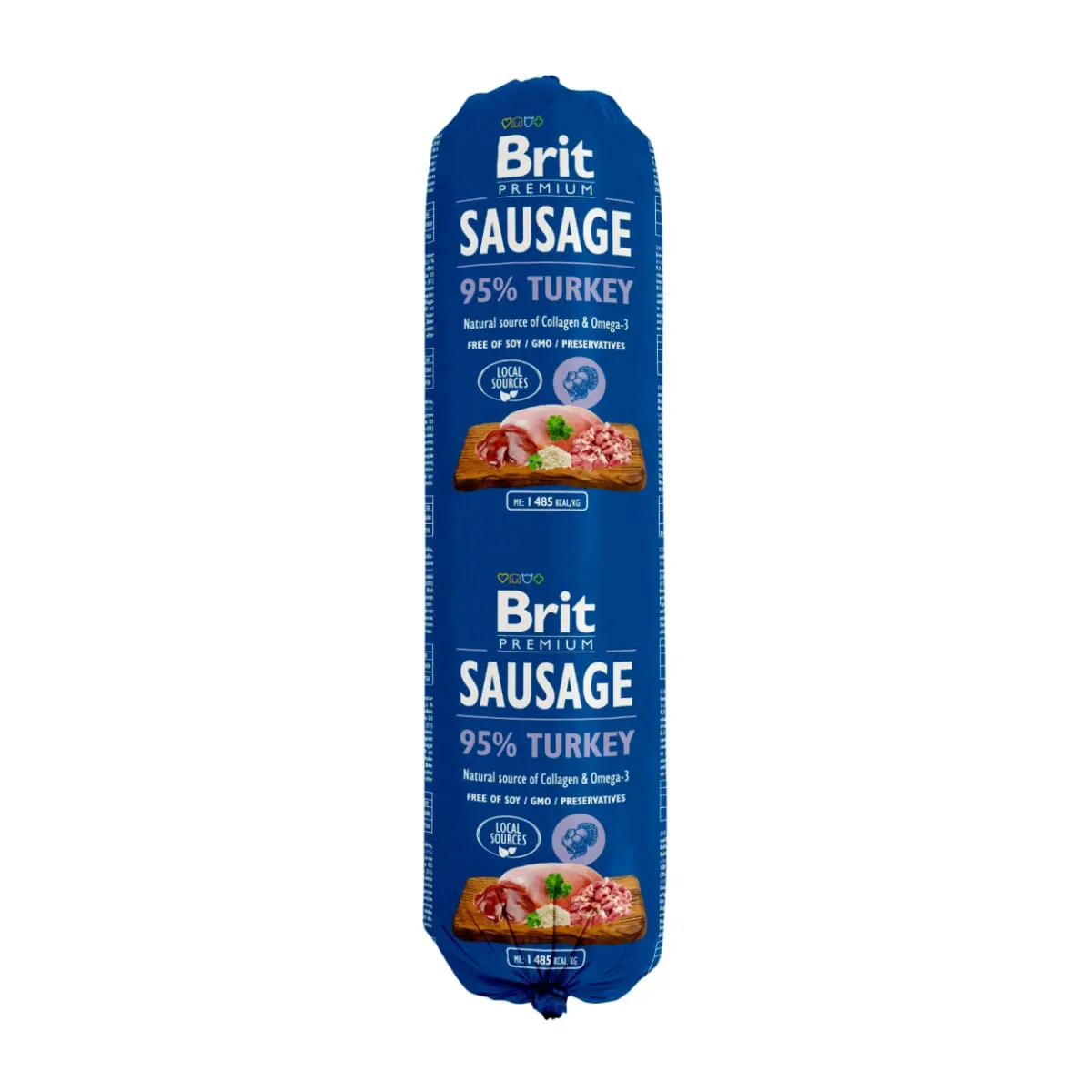 BRIT Premium, Curcan, salam hrana umeda continut redus cereale caini, 800g - Image 2
