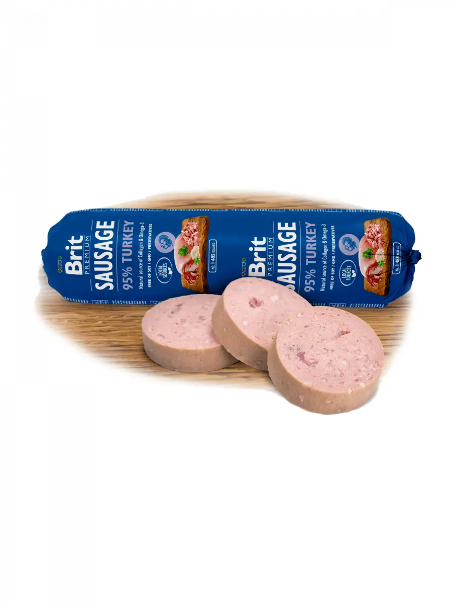 BRIT Premium, Curcan, salam hrana umeda continut redus cereale caini, 800g - Image 3