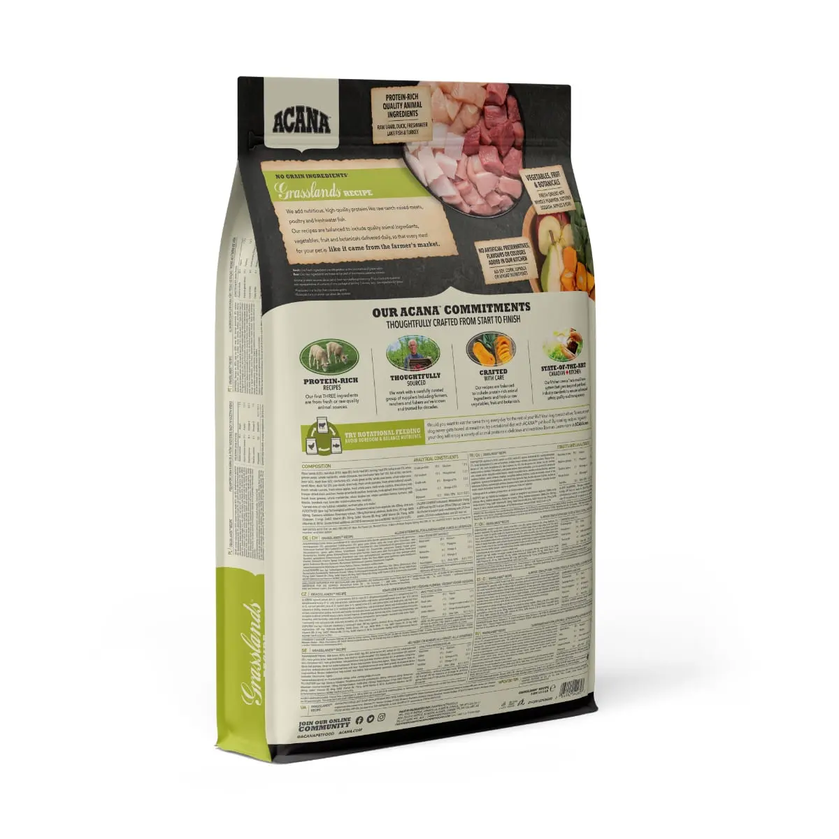 ACANA Highest Protein Grasslands, hrana uscata fara cereale caini, 11.4kg - Image 3