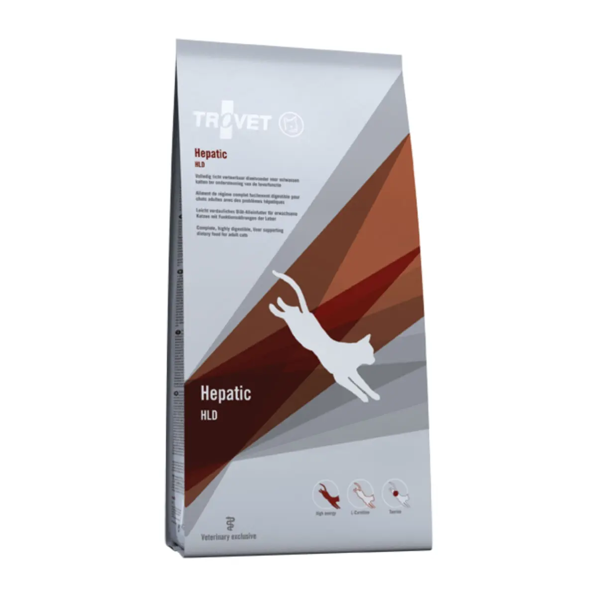 TROVET Cat Hepatic HLD, dieta veterinara pisici, hrana uscata, afectiuni hepatice, 3kg