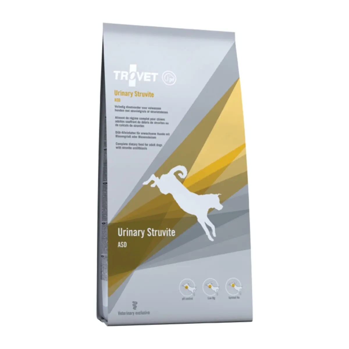 TROVET Dog Urinary Struvit ASD, dieta veterinara caini, hrana uscata, afectiuni urinare (struviti), 3kg - Image 2
